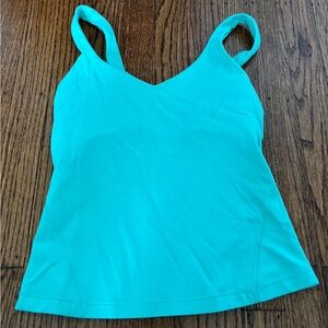 Lululemon Waist Length Align Tank, Ming Green/Blue